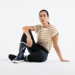 Tribord Bottes Caoutchouc Adulte SAILING 500 Navy -Pêche Pro Soldes bottes caoutchouc adulte sailing 500 navy 2