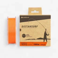 Fil Pêche En Surfcasting Orange DISTANSURF
