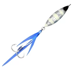 Jig Métallique Volkien Soul Micro Candy Tail 40g (Zebra Glow Silver)