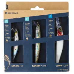 KIT POISSONS NAGEURS LEURRE ET TRAÎNE PÊCHE EN MER -Pêche Pro Soldes kit poissons nageurs leurre et traine peche en mer 1