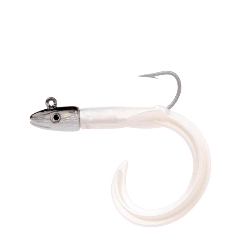 Leurre Civelix 12cm 8gr Blanc X2 Pêche En Mer 2 Leurre Civelix 12cm 8gr Blanc X2 Pêche En Mer – Image 2